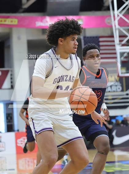 Thumbnail 1 in Gonzaga vs. Roosevelt (Army National Guard Hoophall Classic) photogallery.
