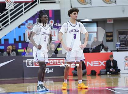 Thumbnail 1 in Gonzaga vs. Roosevelt (Army National Guard Hoophall Classic) photogallery.