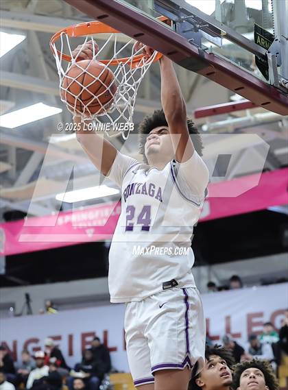 Thumbnail 2 in Gonzaga vs. Roosevelt (Army National Guard Hoophall Classic) photogallery.