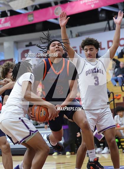 Thumbnail 1 in Gonzaga vs. Roosevelt (Army National Guard Hoophall Classic) photogallery.