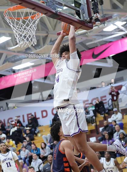 Thumbnail 1 in Gonzaga vs. Roosevelt (Army National Guard Hoophall Classic) photogallery.