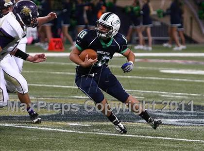 Thumbnail 2 in Marquette vs. Eureka (Great American Football Classic) photogallery.