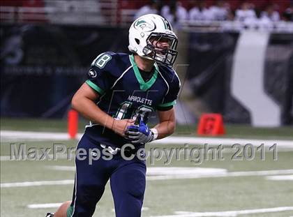 Thumbnail 1 in Marquette vs. Eureka (Great American Football Classic) photogallery.