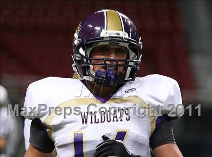 Thumbnail 2 in Marquette vs. Eureka (Great American Football Classic) photogallery.