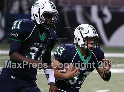 Thumbnail 2 in Marquette vs. Eureka (Great American Football Classic) photogallery.