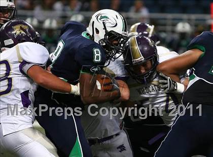Thumbnail 1 in Marquette vs. Eureka (Great American Football Classic) photogallery.