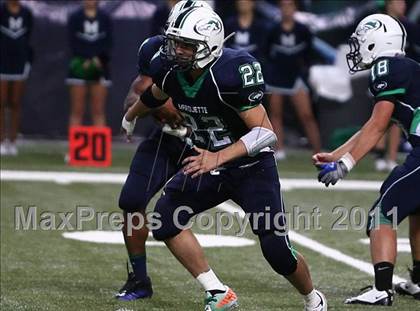Thumbnail 1 in Marquette vs. Eureka (Great American Football Classic) photogallery.