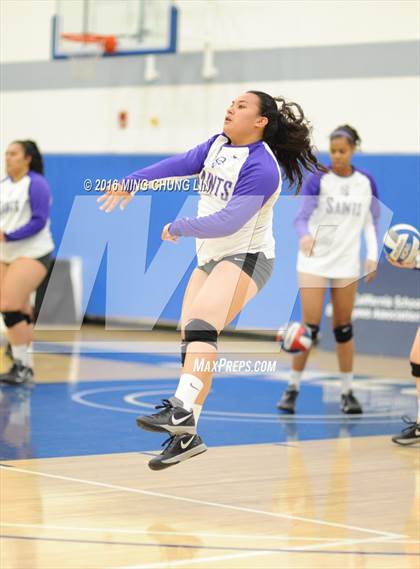 Thumbnail 2 in St. Anthony vs. Notre Dame (CIF SS D7 Final ) photogallery.