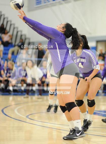 Thumbnail 2 in St. Anthony vs. Notre Dame (CIF SS D7 Final ) photogallery.