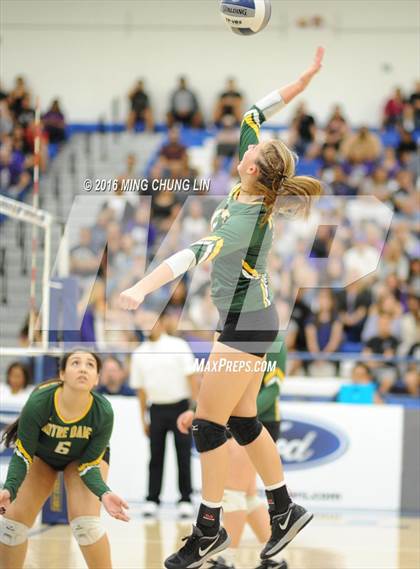 Thumbnail 3 in St. Anthony vs. Notre Dame (CIF SS D7 Final ) photogallery.
