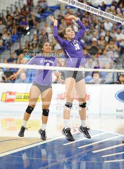 Thumbnail 3 in St. Anthony vs. Notre Dame (CIF SS D7 Final ) photogallery.