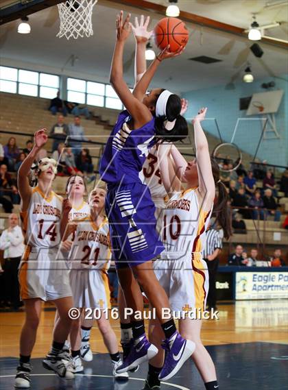 Thumbnail 3 in Elk County Catholic vs. Bishop Guilfoyle (PIAA Class A First Round) photogallery.