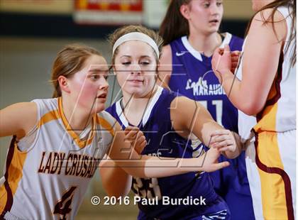 Thumbnail 3 in Elk County Catholic vs. Bishop Guilfoyle (PIAA Class A First Round) photogallery.