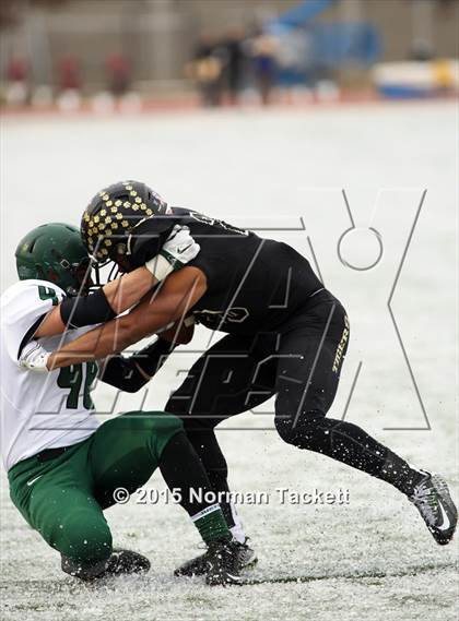 Thumbnail 2 in Derby vs. Blue Valley (KSHSAA 6A Final) photogallery.