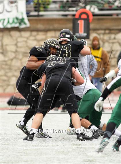 Thumbnail 1 in Derby vs. Blue Valley (KSHSAA 6A Final) photogallery.