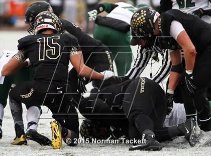 Thumbnail 2 in Derby vs. Blue Valley (KSHSAA 6A Final) photogallery.