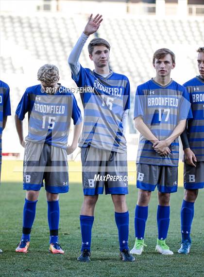 Thumbnail 1 in Denver East vs. Broomfield (CHSAA 5A Final) photogallery.