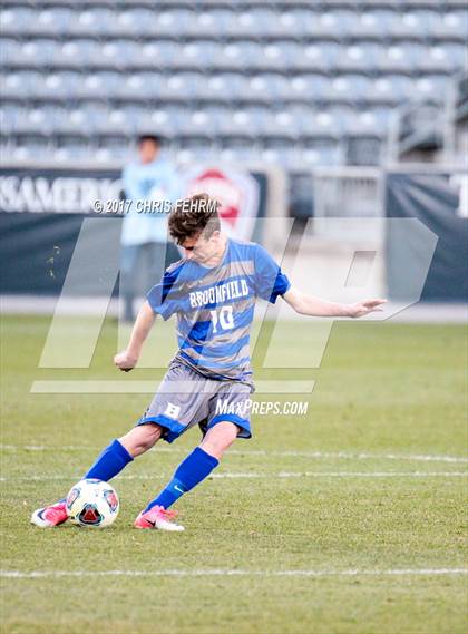 Thumbnail 2 in Denver East vs. Broomfield (CHSAA 5A Final) photogallery.