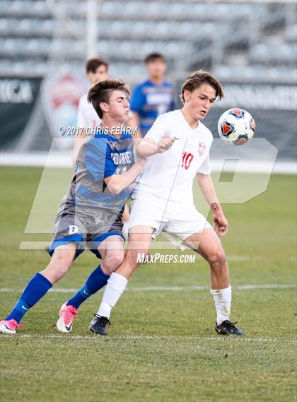 Thumbnail 1 in Denver East vs. Broomfield (CHSAA 5A Final) photogallery.
