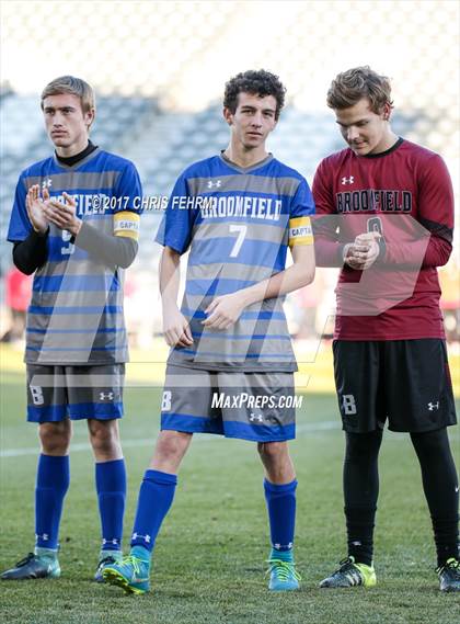 Thumbnail 1 in Denver East vs. Broomfield (CHSAA 5A Final) photogallery.