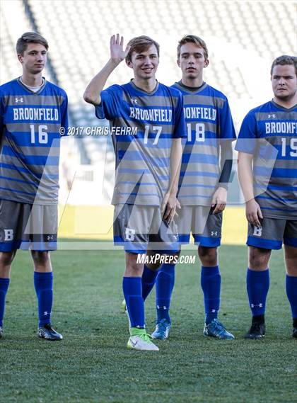 Thumbnail 2 in Denver East vs. Broomfield (CHSAA 5A Final) photogallery.