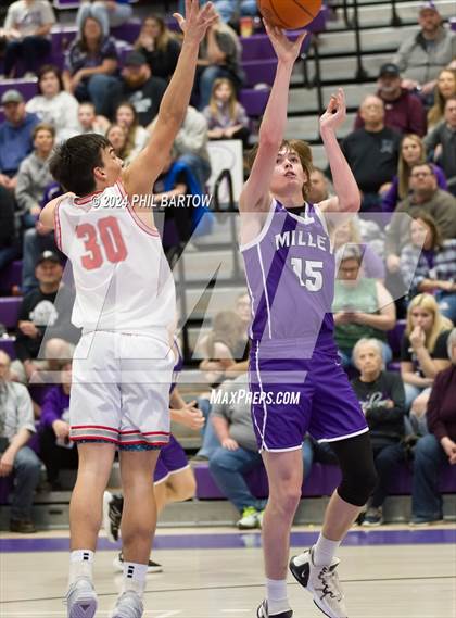 Thumbnail 1 in Miller vs. Trimble (OHSSA South East District Division IV Sectional) photogallery.