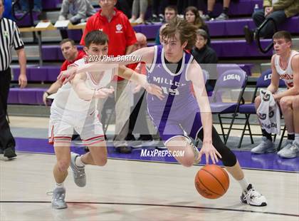 Thumbnail 2 in Miller vs. Trimble (OHSSA South East District Division IV Sectional) photogallery.