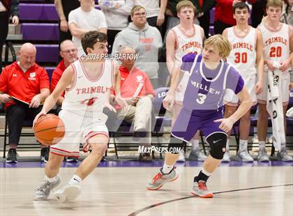 Thumbnail 3 in Miller vs. Trimble (OHSSA South East District Division IV Sectional) photogallery.