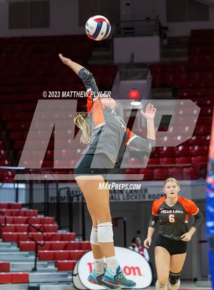 Thumbnail 2 in Polk County vs Falls Lake (NCHSAA 1A Final) photogallery.