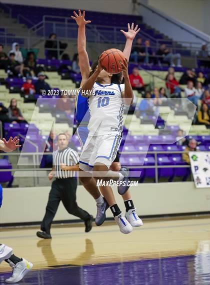 Thumbnail 3 in Hamshire-Fannett vs. Brock (Championship Tournament Ft. Worth) photogallery.