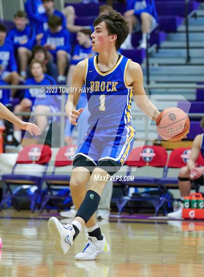 Thumbnail 2 in Hamshire-Fannett vs. Brock (Championship Tournament Ft. Worth) photogallery.