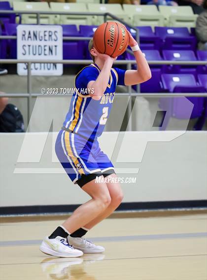 Thumbnail 2 in Hamshire-Fannett vs. Brock (Championship Tournament Ft. Worth) photogallery.