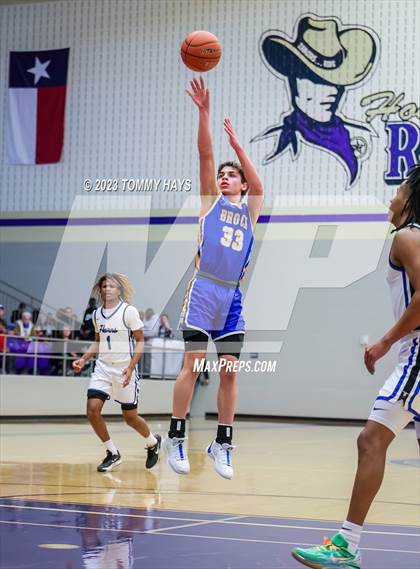 Thumbnail 2 in Hamshire-Fannett vs. Brock (Championship Tournament Ft. Worth) photogallery.