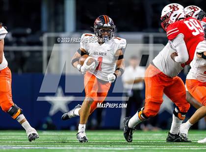 Thumbnail 1 in Gilmer vs. Bellville (UIL 4A D2 Football Final) photogallery.