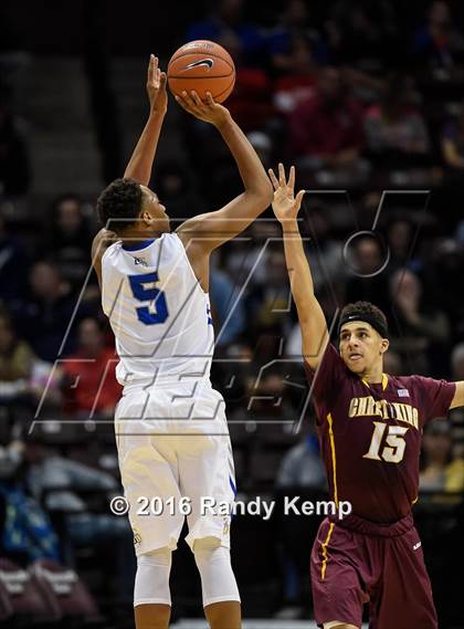 Thumbnail 3 in Bishop Gorman vs. Christ the King  (Bass Pro Tournament of Champions)  photogallery.