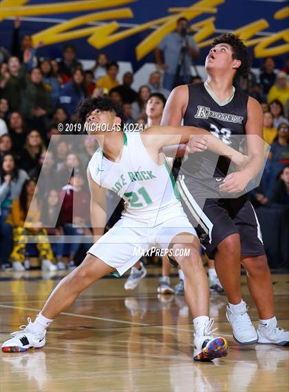 Thumbnail 3 in Eagle Rock vs. Kennedy (CIF LASC D2 Finals) photogallery.