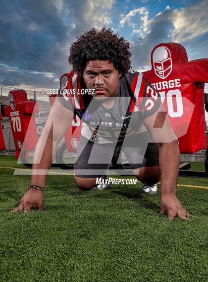 Thumbnail 2 in Mater Dei (Preseason Top 25 Photo Shoot) photogallery.