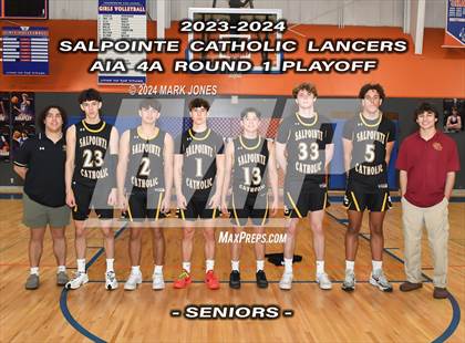 Thumbnail 3 in Thunderbird vs. Salpointe Catholic (AIA 4A Round 1 Playoff) photogallery.