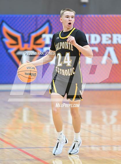 Thumbnail 3 in Thunderbird vs. Salpointe Catholic (AIA 4A Round 1 Playoff) photogallery.