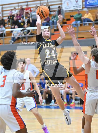Thumbnail 2 in Thunderbird vs. Salpointe Catholic (AIA 4A Round 1 Playoff) photogallery.