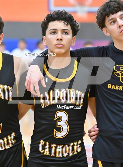 Thumbnail 3 in Thunderbird vs. Salpointe Catholic (AIA 4A Round 1 Playoff) photogallery.