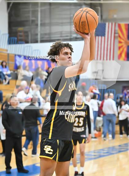 Thumbnail 3 in Thunderbird vs. Salpointe Catholic (AIA 4A Round 1 Playoff) photogallery.