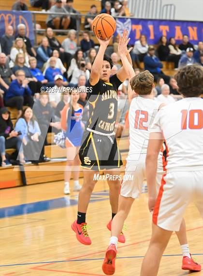 Thumbnail 2 in Thunderbird vs. Salpointe Catholic (AIA 4A Round 1 Playoff) photogallery.