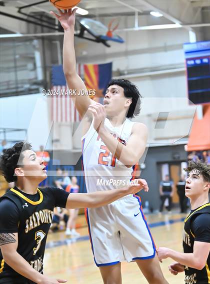 Thumbnail 3 in Thunderbird vs. Salpointe Catholic (AIA 4A Round 1 Playoff) photogallery.
