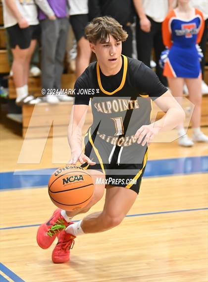 Thumbnail 3 in Thunderbird vs. Salpointe Catholic (AIA 4A Round 1 Playoff) photogallery.