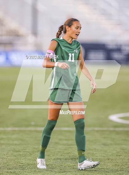 Thumbnail 2 in Nerinx Hall v Liberty North (MSHSAA Class 4 State Championship) photogallery.