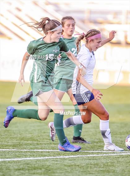 Thumbnail 2 in Nerinx Hall v Liberty North (MSHSAA Class 4 State Championship) photogallery.