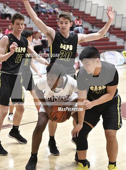 Thumbnail 2 in Capistrano Valley vs. Citrus Hill (Rancho Mirage Holiday Invitational) photogallery.