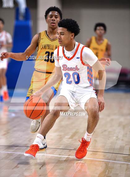 Thumbnail 2 in Campbell Hall vs Rainer Beach (Tarkanian Classic) photogallery.