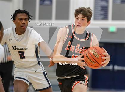 Thumbnail 1 in Los Gatos @ Justin-Siena (CIF State Boys Basketball Championships - Round 1 D3) photogallery.